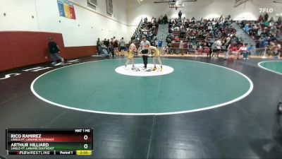 106 lbs Cons. Round 2 - Arthur Hilliard, Lingle-Ft. Laramie/Southeast vs Rico Ramirez, Lingle-Ft. Laramie/Southeast