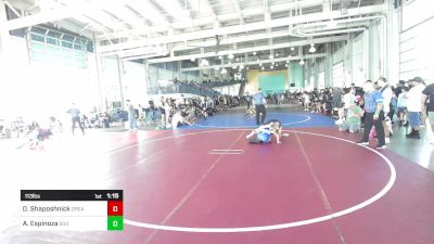 113 lbs Quarterfinal - Davis Shaposhnick, Great Oak vs Aiden Espinoza, Silverback WC