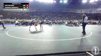 B5A-150 lbs Quarterfinal - Maddux Underhill, Carl Albert vs Baylor Bart, Coweta