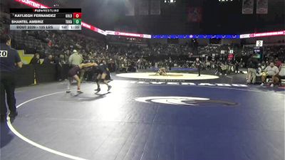 105 lbs Round Of 16 - Kayliegh Fernandez, Golden West (CS) vs Shantel Ambriz, Tokay (SJ)