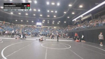 165 lbs Cons. Round 2 - Jason Hemsath, Doane University vs Jonathan Richardson, Keiser University