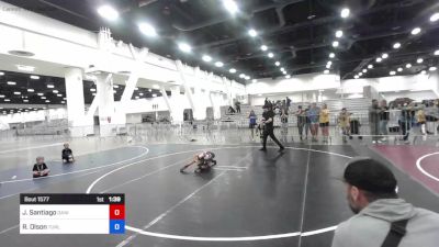 62 lbs 3rd Place - Jesse Santiago, Daniel Cormier Wr Ac vs Rhett Olson, Turlock Wrestling