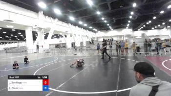 62 lbs 3rd Place - Jesse Santiago, Daniel Cormier Wr Ac vs Rhett Olson, Turlock Wrestling