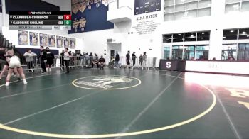 115 lbs Cons. Round 4 - Clarrissa Cisneros, Northview vs Caroline Collins, Carlsbad