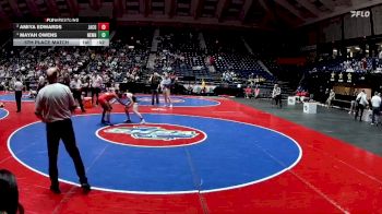 140 lbs 5th Place Match - Amiya Edwards, Jackson County vs Mayah Owens, Newnan