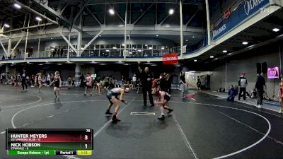 76 lbs Finals (2 Team) - Hunter Meyers, U2 Uprising Blue vs Nick Hobson, CTWHALE