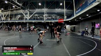 76 lbs Finals (2 Team) - Hunter Meyers, U2 Uprising Blue vs Nick Hobson, CTWHALE