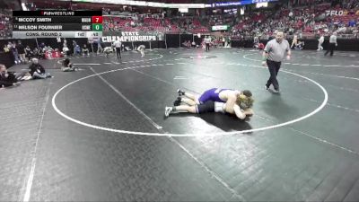 D1-215 lbs Cons. Round 2 - Nelson Fournier, Oshkosh West vs McCoy Smith, Waunakee