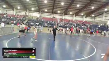 77 lbs 1st Place Match - Gatlan Talbot, Nevada vs Braeden Neal, Montana