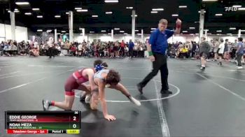 100 lbs Round 2 (4 Team) - Noah Meza, Black Fox Wrestling vs Eddie George, Team Germantown