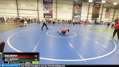 88 lbs Rd# 7- 10:45am Saturday Final Pool - Ross Branch, Nebraska Elite vs Jett Whiteley, SELECT Utah