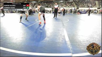 110 lbs Round Of 16 - Hunter Villines, Weatherford Youth Wrestling vs Connor Young, Husky Wrestling Club