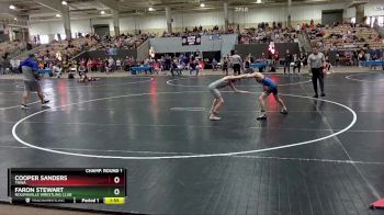 95 lbs Champ. Round 1 - Cooper Sanders, TNWA vs Faron Stewart, Nolensville Wrestling Club