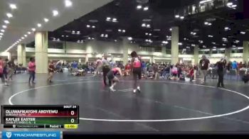 132 lbs Round 5 (10 Team) - Oluwafikayomi Aroyewun, Suncoast Gems vs Kaylee Easter, Charlie`s Angels-FL