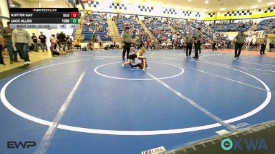 52 lbs Consolation - Kutter Gay, Blackwell Wrestling Club vs Jack Allen, Ponca City Wildcat Wrestling