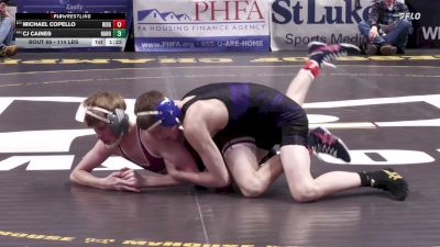 114 lbs First Round - Michael Copello, Ridgway vs Cj Caines, Hanover Area