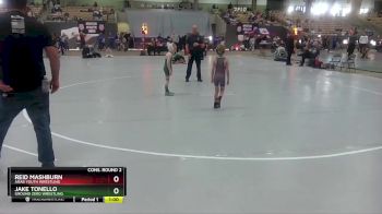 55 lbs Cons. Round 2 - Jake Tonello, Ground Zero Wrestling vs Reid Mashburn, Arab Youth Wrestling