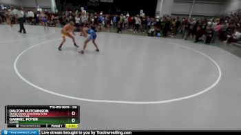 110 lbs Champ. Round 2 - Dalton Hutchinson, Grand Rapids Screaming Yetis Wrestling Club vs Gabriel Poyer, Illinois