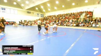 150 lbs Champ. Round 1 - Sergio Gomez, Monster Garage vs Landon Stewart, Huntington Beach High School