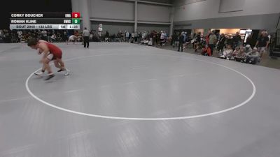 132 lbs Champ. Rd Of 64 - Roman Kline, Bentonville West High School Wrestling vs Corky Boucher, Ubasa Wrestling Academy