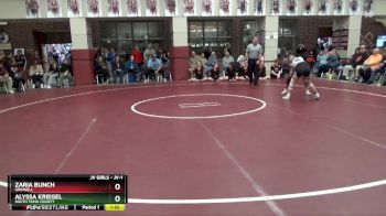 JV-1 lbs Round 3 - Zaria Bunch, Grinnell vs Alyssa Kriegel, South Tama County