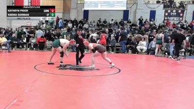 152 lbs 3rd Place - Kathryn Prior, Agawam vs Ksenia Gorman, King Philip