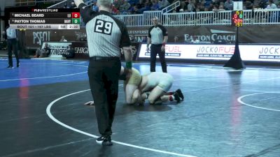 197 lbs Semifinal - Michael Beard, Lehigh vs Payton Thomas, Navy