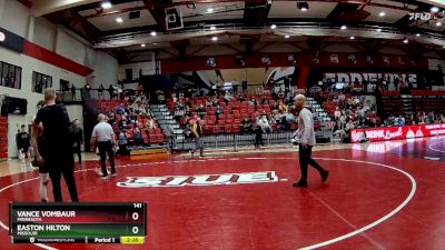 141 lbs Semifinal - Vance Vombaur, Minnesota vs Easton Hilton, Missouri