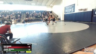 220 lbs Quarterfinal - Kai Baker, Eastlake vs Mario Rivera, Gonzaga Prep