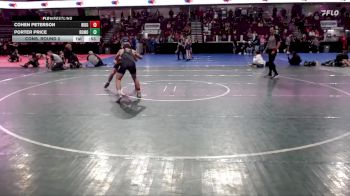 165 lbs Cons. Round 2 - Cohen Peterson, Ridgevue vs Porter Price, Rocky Mountain