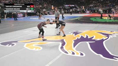 Quarterfinal - Madison Nelson, Crofton/Bloomfield vs Baylee Chessmore, Neligh-Oakdale