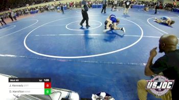 106 lbs Round Of 16 - Jaxon Kennedy, Standfast vs Dylan Hamilton, Deer Creek Wrestling Club