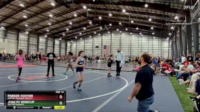 65 lbs Semifinal - Josilyn Wisecup, Dayton Bandits vs Parker Hoover, United Training Facility