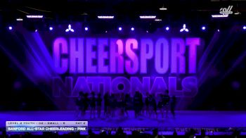 Sanford All-Star Cheerleading - Pink [2026 L2 Youth - D2 - Small - B Day 2] 2026 CHEERSPORT National All Star Cheerleading Championship