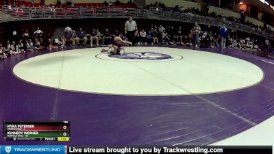 130 lbs Round 5 (8 Team) - Kennedy Werner, Norfolk Girls vs Myka Petersen, Minden Girls