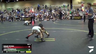 60 lbs Round 2 (6 Team) - Kolby Pitzen, SWAT Gold vs Cam Fitzgerald, Region Wrestling Academy