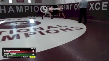 157 lbs Cons. Semi - Ethan Ballweber, Augsburg vs Owen Foster, UW - La Crosse