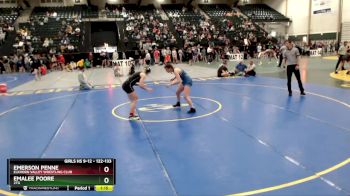 122-133 lbs Quarterfinal - Emerson Penne, Elkhorn Valley Wrestling Club vs Emalee Poore, 2TG