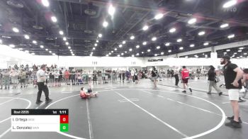 66 lbs Rr Rnd 3 - Isaac `the Hammer` Ortega, Desert Dogs WC vs Leon Gonzalez, Savage House WC