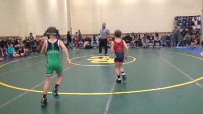 65 lbs Rr Rnd 4 - Tanner Lotier, Team Nauman K-8 vs Gino Marapese, Highland Hornets K-8