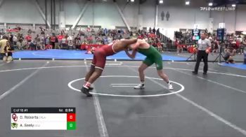 184 lbs Consolation - Darrien Roberts, Oklahoma vs Ashton Seely, Utah Valley