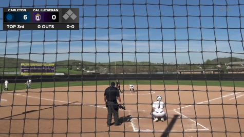 Replay: Carleton vs Cal Lutheran | Mar 25 @ 3 PM