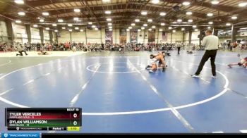 92 lbs Rd# 7- 10:45am Saturday Final Pool - Dylan Williamson, Iowa Black vs Tyler Verceles, Maryland Gold