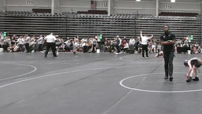 56 lbs Round 2 (8 Team) - Tyson DiPietro, Neighborhood Wrestling vs Myles Travis, Grundy WC Black
