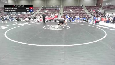 207 lbs Semis & 1st Wrestleback (8 Team) - Madison Welch, Northern Oklahoma College- Tonkawa vs Jordan Bread, Murray State
