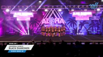 Universal Sonics - Black Diamonds [2025 L5 Senior - D2 Day 1] 2025 Aloha Grand Nationals