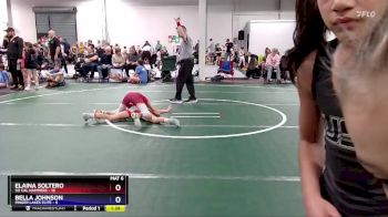 75 lbs Round 2 (6 Team) - Elaina Soltero, So Cal Hammers vs Bella Johnson, Finger Lakes Elite