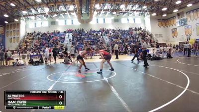 144 lbs Cons. Round 2 - Isaac Fayer, Mocco Wrestling vs Aj Waters, Unattached