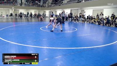 215 lbs Finals (8 Team) - Tanner Larson, Perham vs Aiden Krebs, Springfield