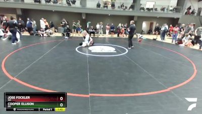 138 lbs Cons. Round 3 - Jose Fockler, WA vs Cooper Ellison, OH